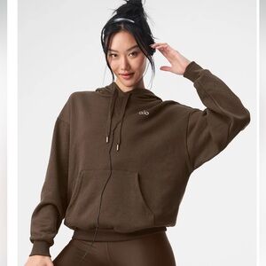Alo Accolade Hoodie in Espresso